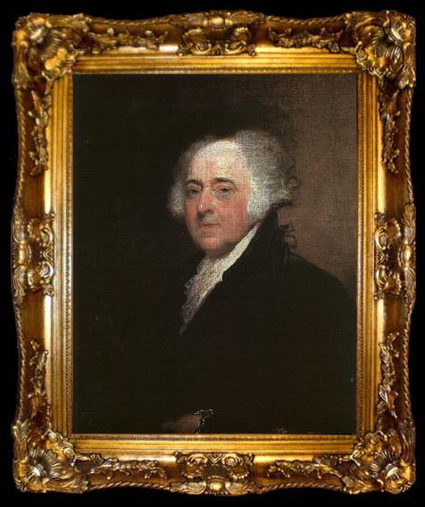framed  Gilbert Charles Stuart John Adams, ta009-2
